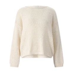 Roberto Collina Strickpullover aus Baumwollmix weiß Pullover