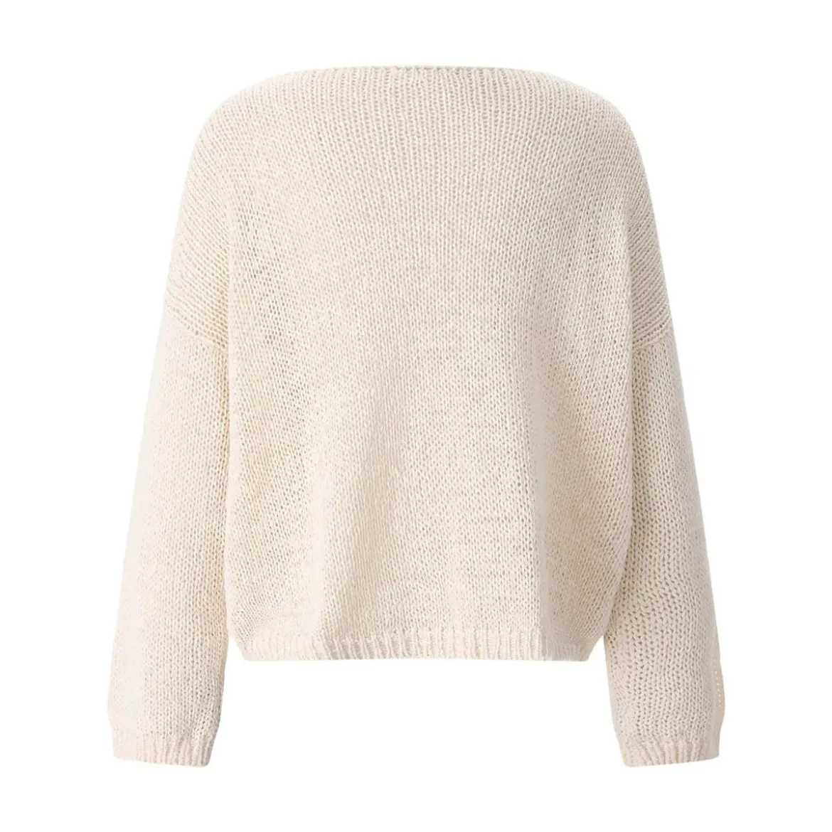 Roberto Collina Strickpullover aus Baumwollmix weiß Pullover