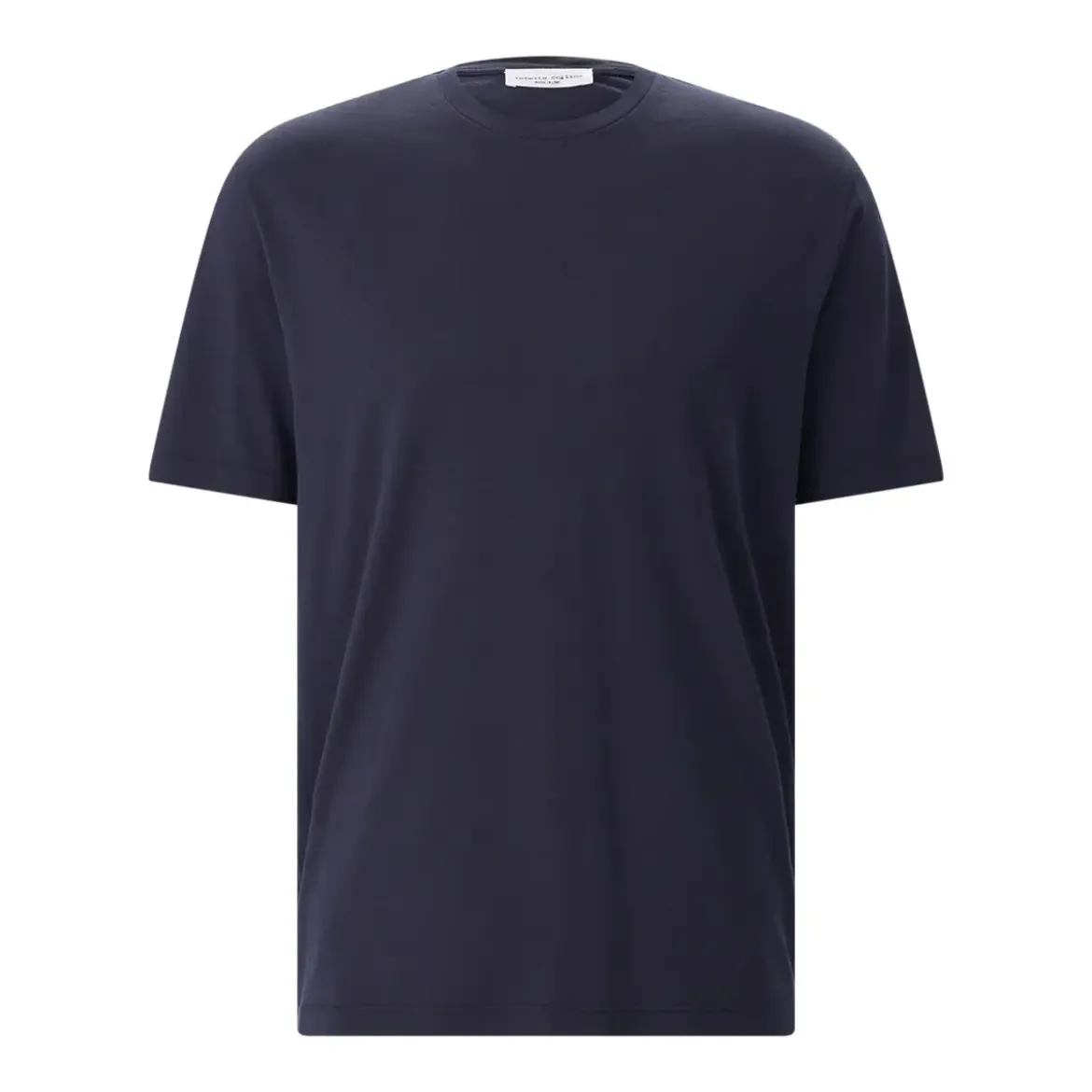 Roberto Collina T-Shirt aus Baumwolle dunkelblau T-Shirt