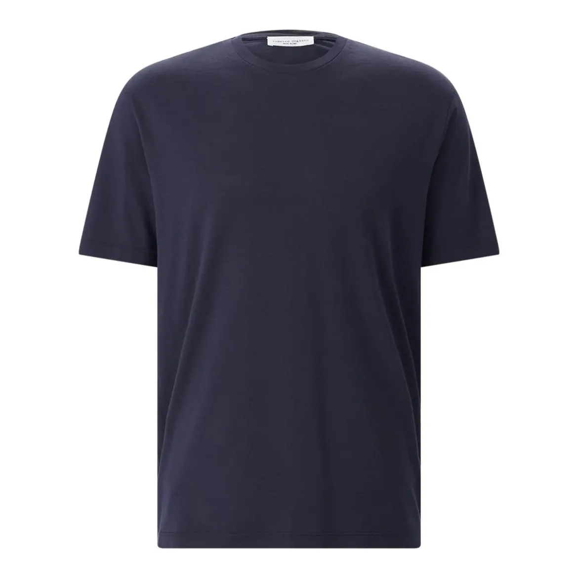 Roberto Collina T-Shirt aus Baumwolle dunkelblau T-Shirt