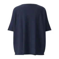 Roberto Collina T-Shirt mit Rundhalsausschnitt dunkelblau T-Shirt