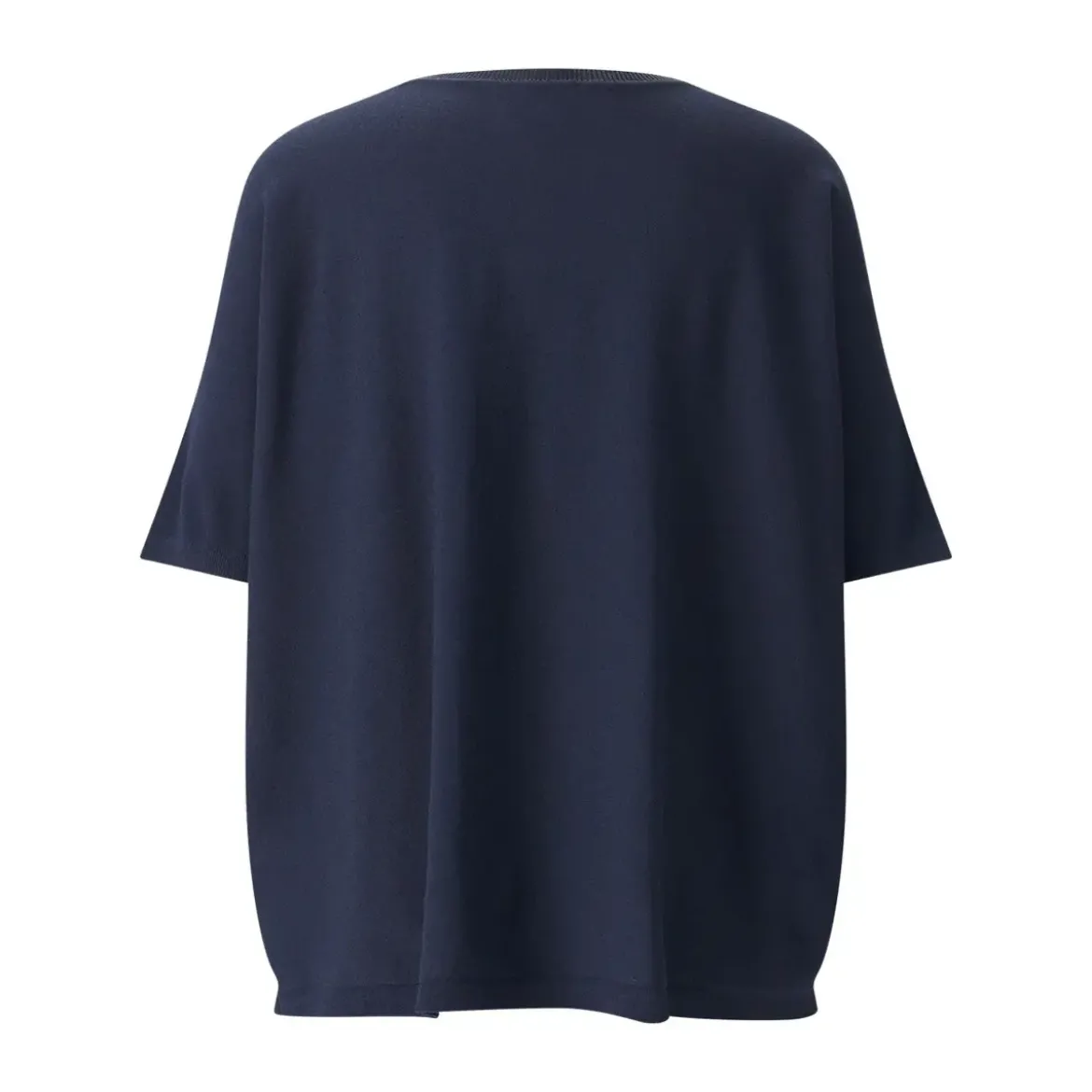 Roberto Collina T-Shirt mit Rundhalsausschnitt dunkelblau T-Shirt