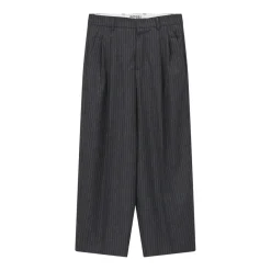 ROSSI Hose aus Woll-Mix grau Stoffhose