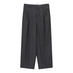 ROSSI Hose aus Woll-Mix grau Stoffhose