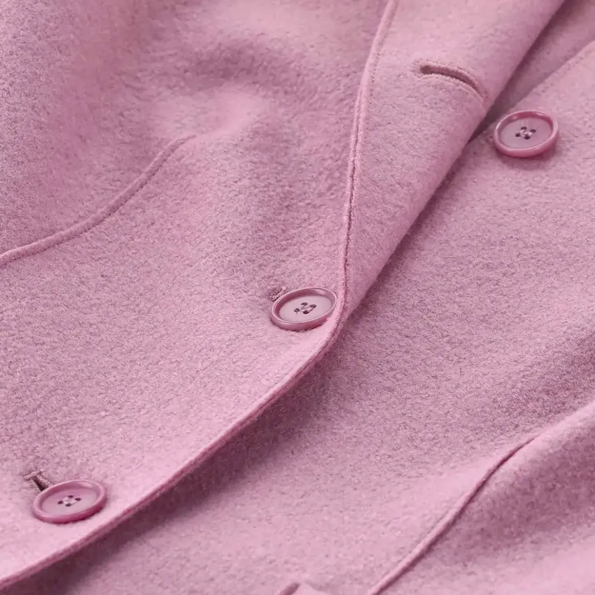Rosso35 Jacke aus Wolle pink Blazer