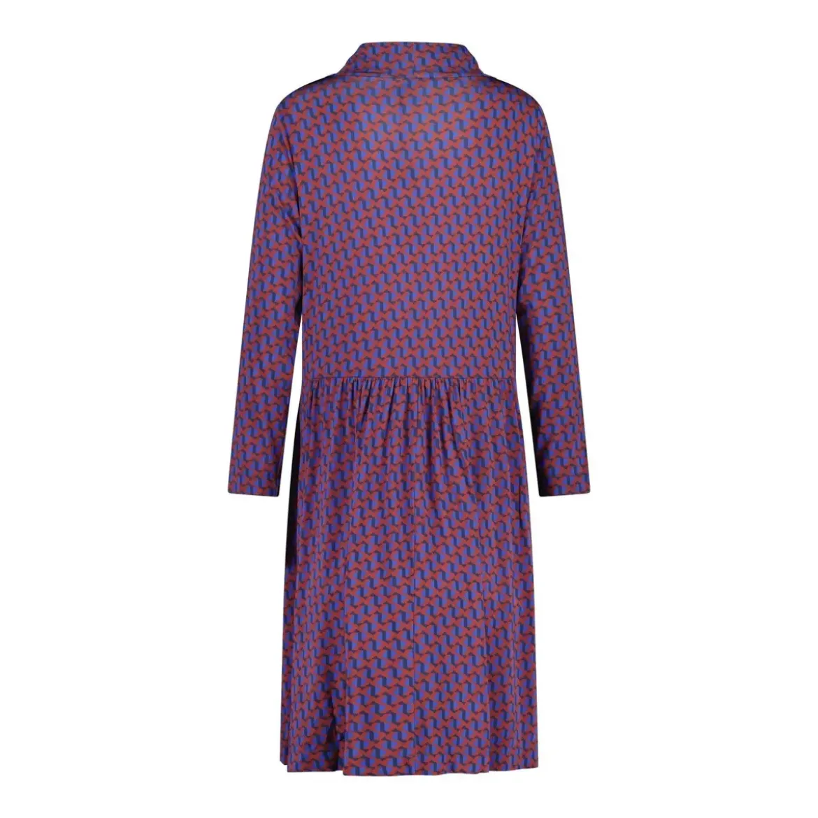 Rosso35 Midikleid mit geometrischem Muster mehrfarbig Midikleid