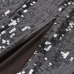 Rotate Midirock mit Pailletten schwarz Maxirock