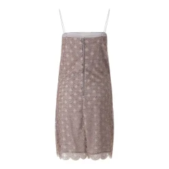 Rotate Mini-Kleid mit Pailletten braun Minikleid