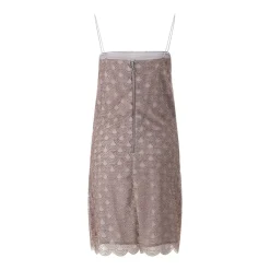 Rotate Mini-Kleid mit Pailletten braun Minikleid