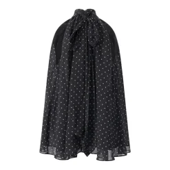 Rotate Neckholder Top mit Blumenprint schwarz Top