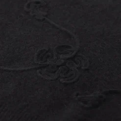 Rotate Pullover aus Woll-Mix schwarz