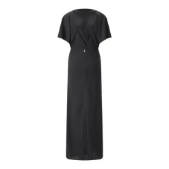 Rotate Rückenfreies Maxikleid schwarz Maxikleid