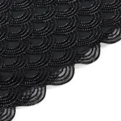 Rotate Top mit Pailletten schwarz Top