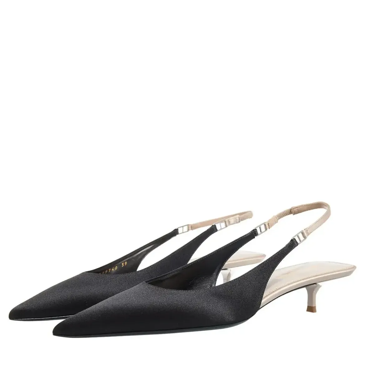 Saint Laurent Cherish Pump Nero Pink Pumps