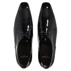 Saint Laurent Eli Nero Schnürschuhe