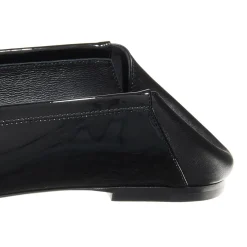 Saint Laurent LE Maillon Slippers Black Ballerinas