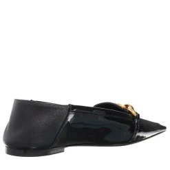 Saint Laurent LE Maillon Slippers Black Ballerinas