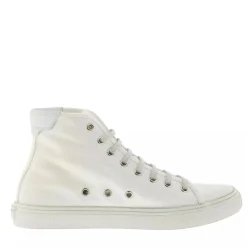 Saint Laurent Malibu Hightop Sneaker Blanc Optique High-Top-Sneaker