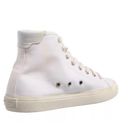 Saint Laurent Malibu Hightop Sneaker Blanc Optique High-Top-Sneaker