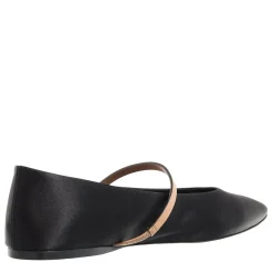 Saint Laurent Mami Ballet Flat Nero Gold Brown Ballerinas