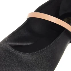 Saint Laurent Mami Ballet Flat Nero Gold Brown Ballerinas