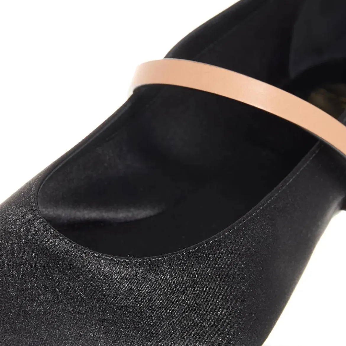 Saint Laurent Mami Ballet Flat Nero Gold Brown Ballerinas