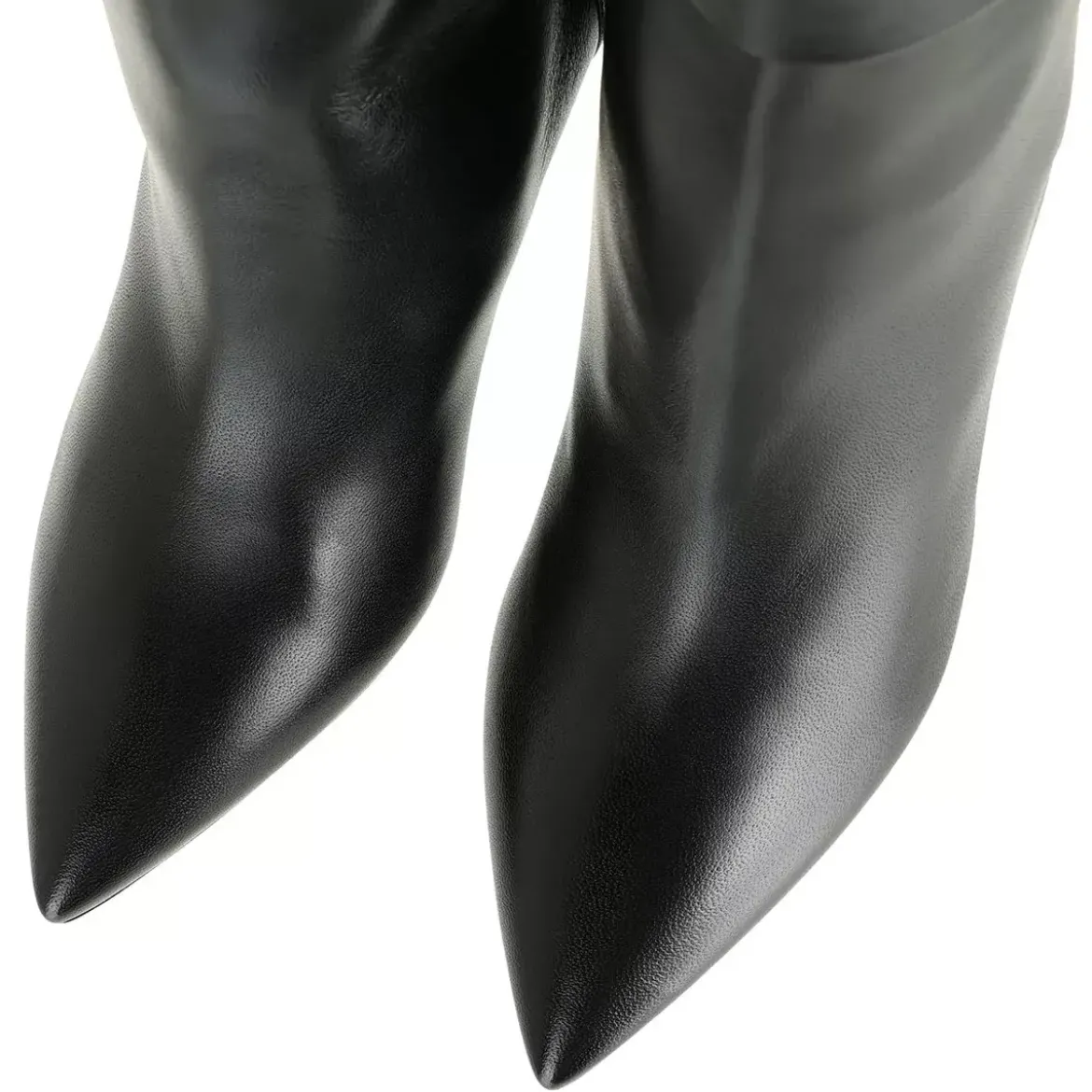 Saint Laurent Niki Monogram Booties Smooth Leather Black Stiefel