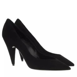 Saint Laurent Paris Pumps Suede Black Pumps