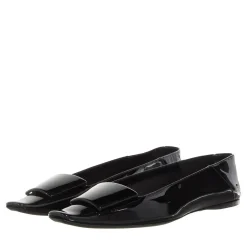 Saint Laurent Poppy Ballerinas Black Ballerinas