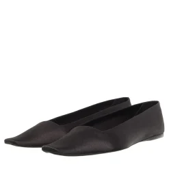Saint Laurent Poppy Ballet Flat Nero Ballerinas