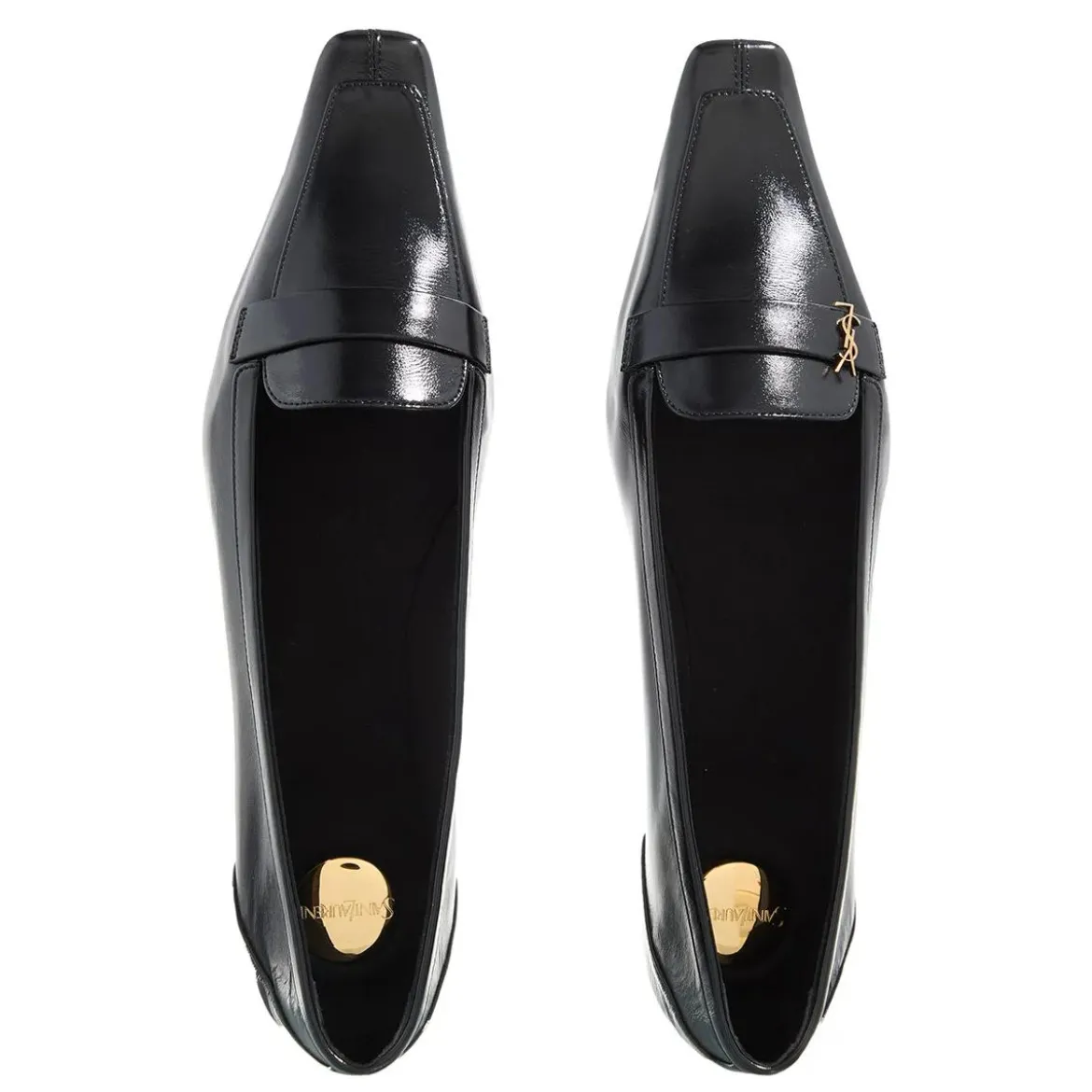 Saint Laurent Poppy Bal Shoes Black Ballerinas