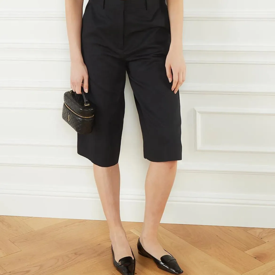Saint Laurent Poppy Bal Shoes Black Ballerinas