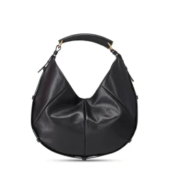 Saint Laurent Schultertasche aus Leder schwarz Hobo Bag
