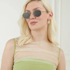 Saint Laurent SL 799-003 Gold-Gold-Black Sonnenbrille