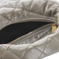 Saint Laurent Tasche Icarino aus Nappaleder grau Hobo Bag