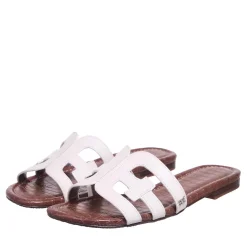 Sam Edelman Bay Bright White Slides