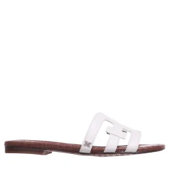 Sam Edelman Bay Bright White Slides