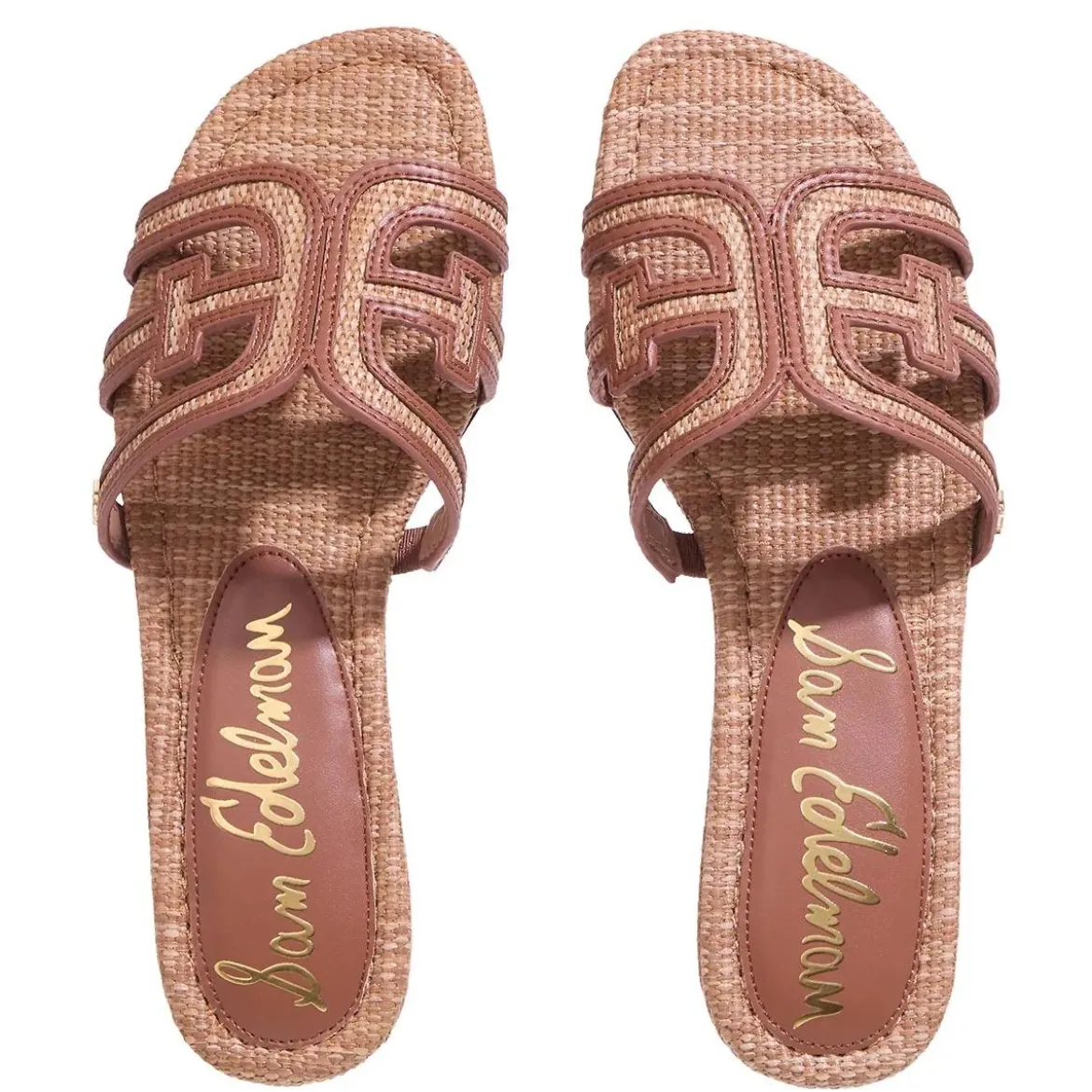 Sam Edelman Bay Tawny Tan/richcognac Slides
