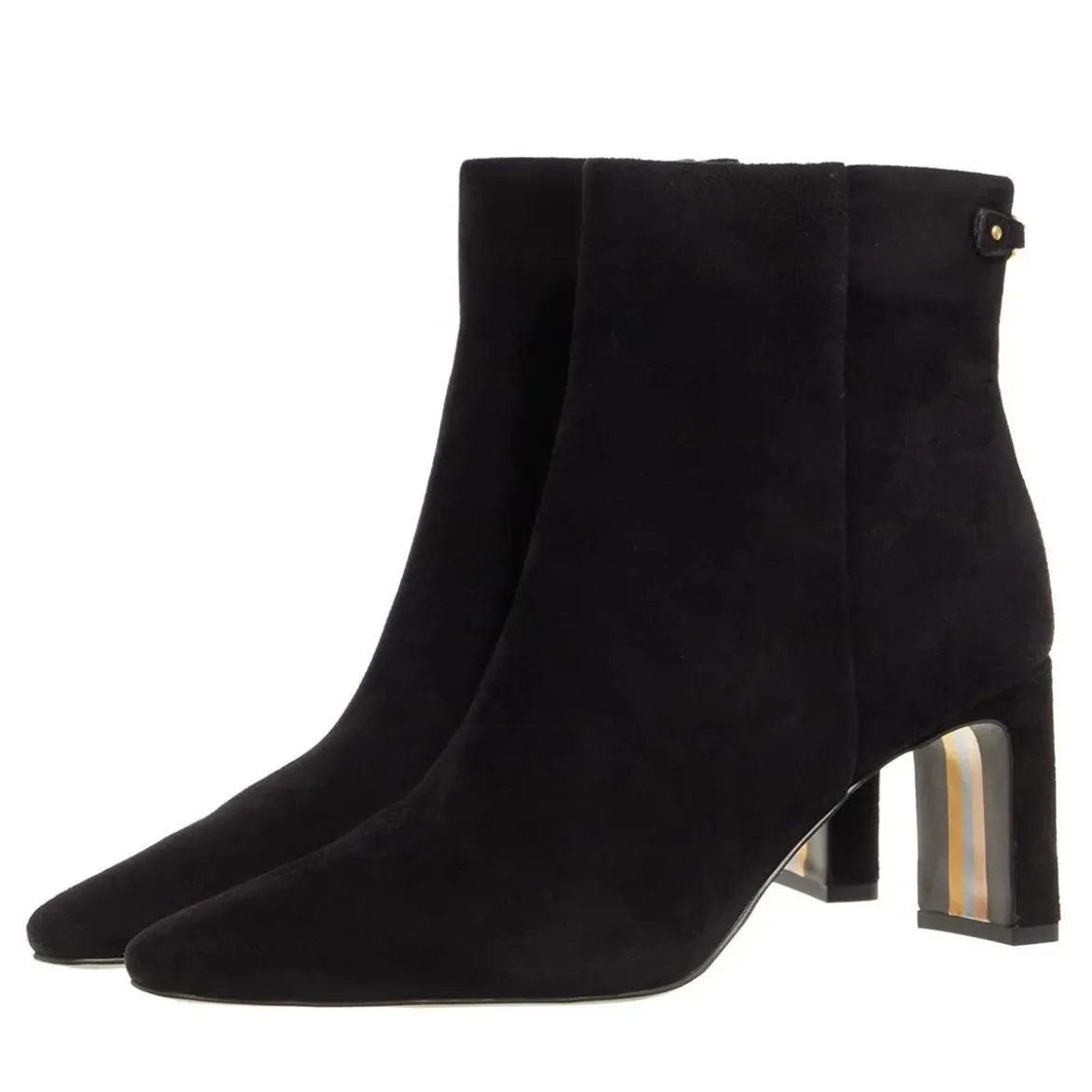 Sam Edelman Saige Black Suede Stiefeletten