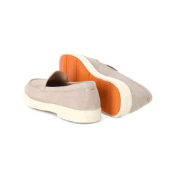 Santoni Flat Shoes Beige beige Schnürschuhe