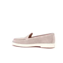 Santoni Flat Shoes Beige beige Schnürschuhe