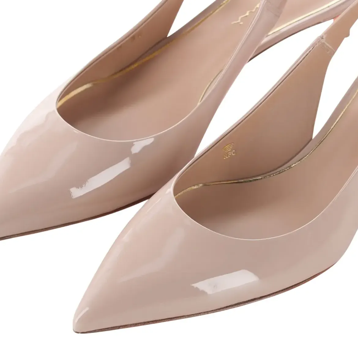 Santoni Pumps aus Leder pink Schnürschuhe