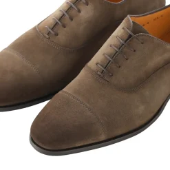 Santoni Schnürschuh Archie aus Leder mehrfarbig Schnürschuhe