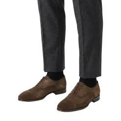 Santoni Schnürschuh Archie aus Leder mehrfarbig Schnürschuhe