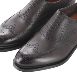 Santoni Schnürschuhe aus Leder braun Schnürschuhe