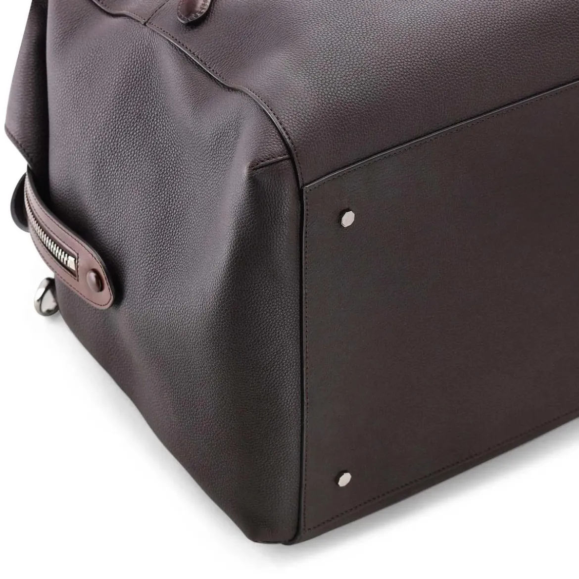 Santoni Weekender aus Leder braun Weekender