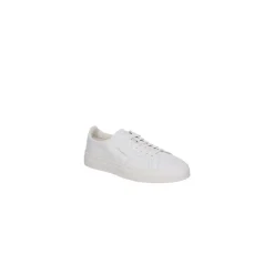 Santoni White Panelled Design Sneakers Neutrals Low-Top-Sneaker