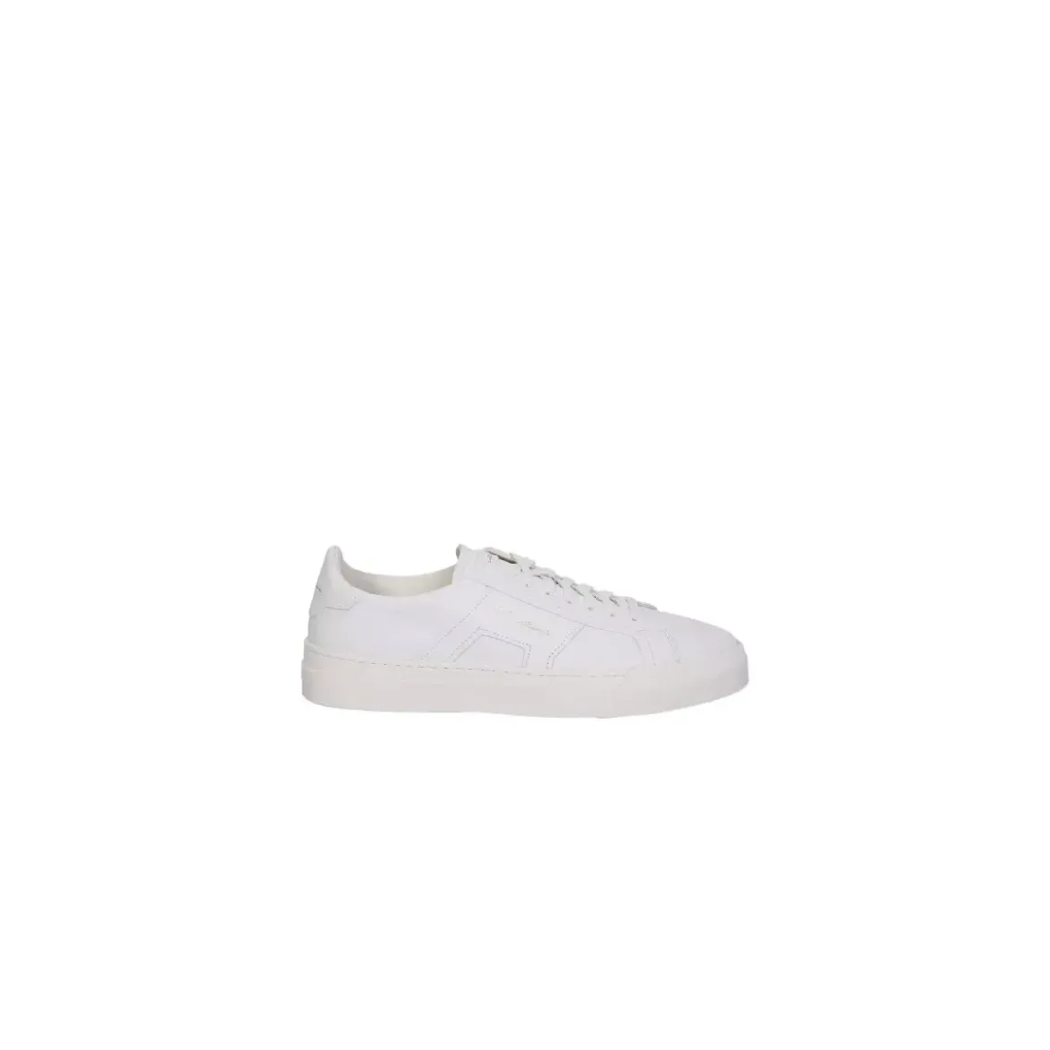 Santoni White Panelled Design Sneakers Neutrals Low-Top-Sneaker