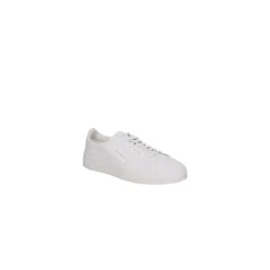 Santoni White Panelled Design Sneakers Neutrals Low-Top-Sneaker