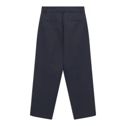 Seductive Bundfaltenhose Sloanne dunkelblau Hose